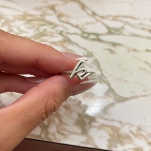 James avery k initial ring